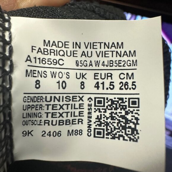 ⭐Converse Transformers Sz 8 Men Sneakers 40th Anniversary Autobots Shoes A11659C - Picture 11 of 11